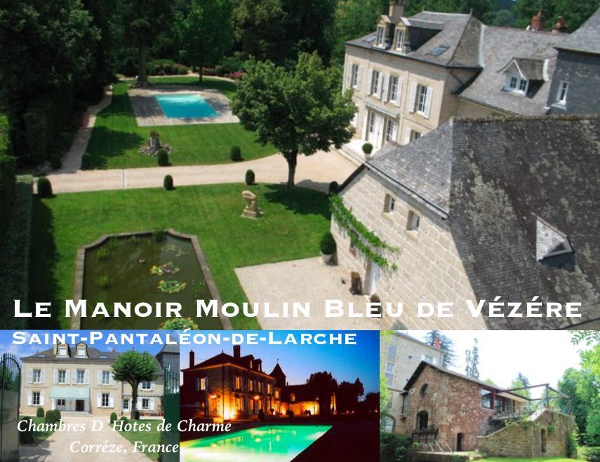 French Correze Moulin Bleu Hotell Saint-Pantaléon-de-Larche Rum bild